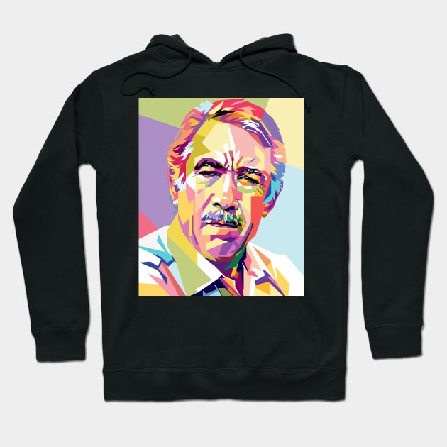 Anthony Quinn illustration Hoodie by RJWLTG